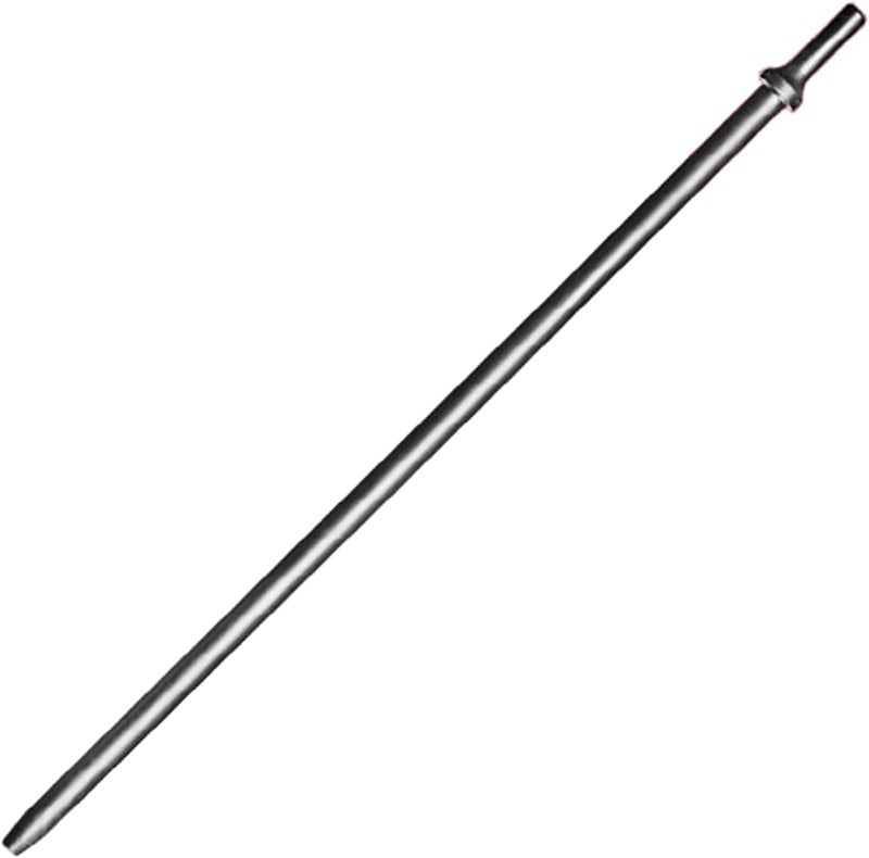 Phyxlyn Pneumatic Chisel 3/8" x 18" Point Tip Round Taper Punch and Air Cold Chisel, 0.401 Inch Shank Air Tool Suitable for Air Hammer, Cr-Mo Alloy Steel - Image 1